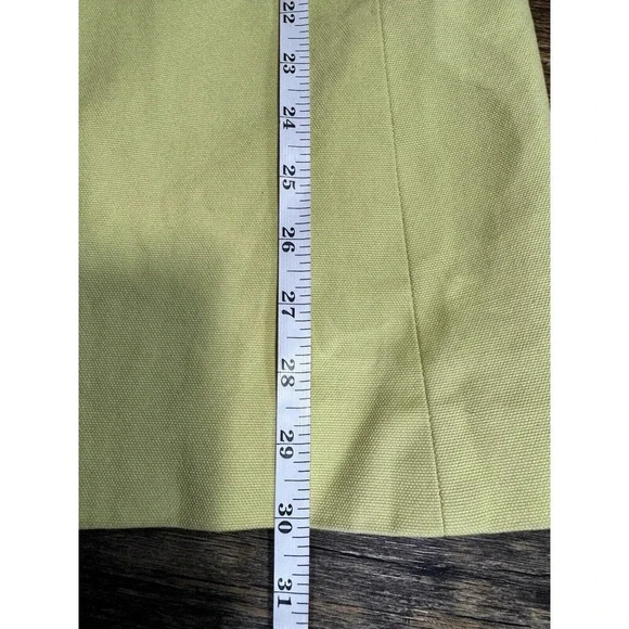 Ann Taylor 100% Cotton Green Peacoat Size S Cowl Neck Button Front - Picture 8 of 8